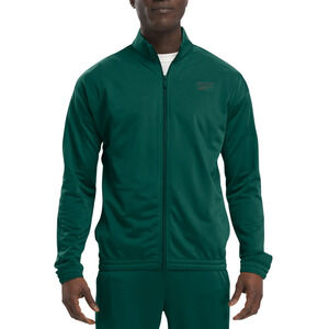 Reebok Men Identity Vector Zip-Front Track Jacket Green Size M